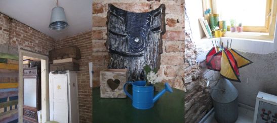 Detalii din a doua camera de la parterul cafenelei Acuarela